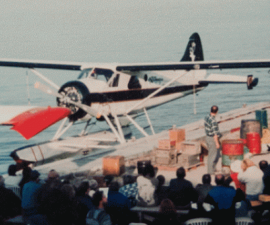 What better place to tell bush plane stories then straight outta the plane?