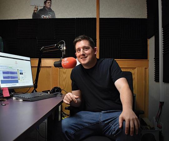 Ollie Williams in his office