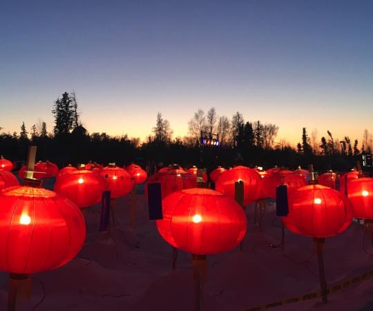 Lanterns at the festival