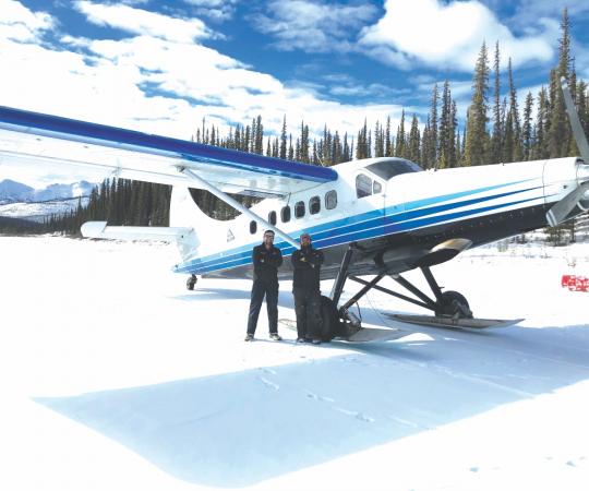 Jeff Faulkner with his De Havilland Otter