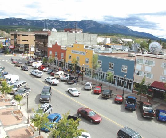 The Main Street of Whitehorse