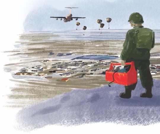 Housing Corps overlooking community