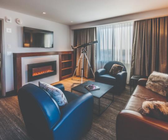 The Aurora Suite in Yellowknife's Explorer Hotel.