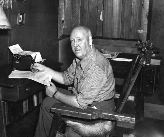 Eccentric newspaperman in Yellowknife's early days, Jock McMeekan.