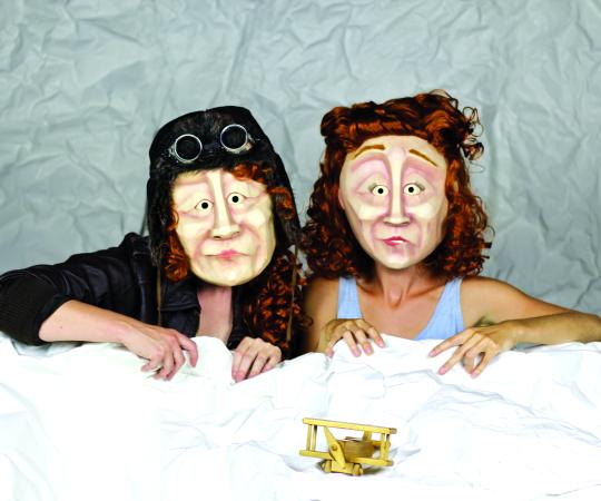 A promotional shot of Open Pit Theatre's "Radio Silence."