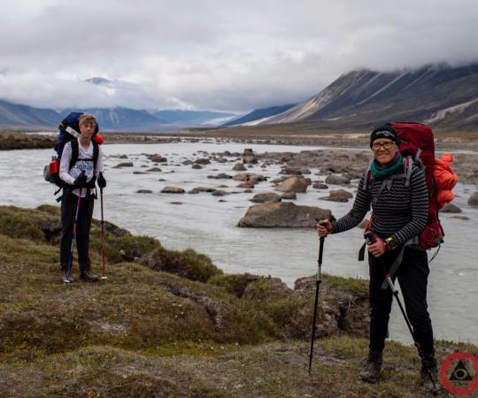 Basia Siedlecki and her step-son.