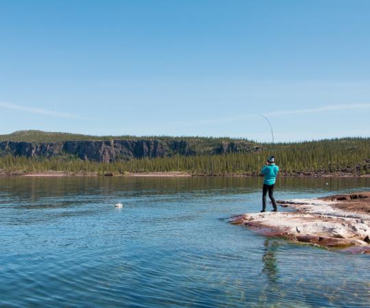 Fishing in the east arm