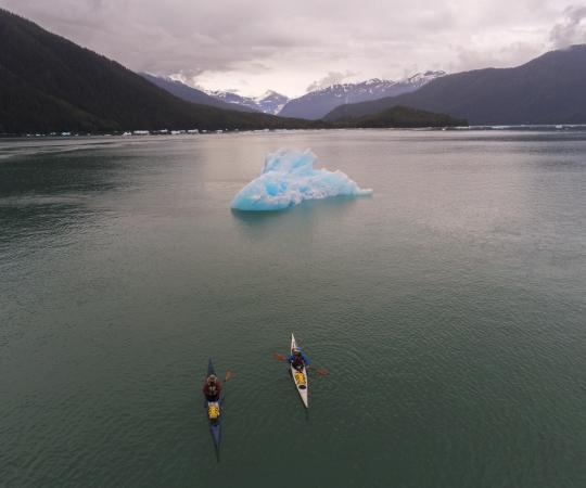kayaking up the Inside Passage