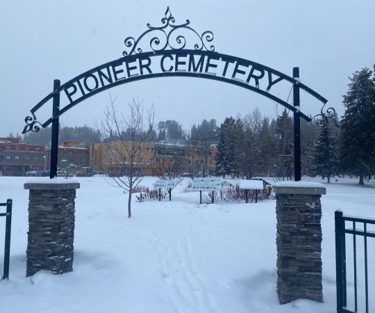 Gates of Pioneer Cemetery 