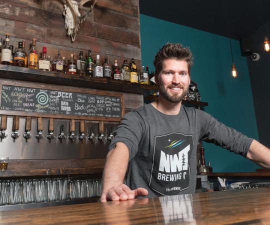 If you build it, they will come. Fletcher Stevens is serving up what Yellowknifers always wanted. Photo by Hannah Eden/Up Here