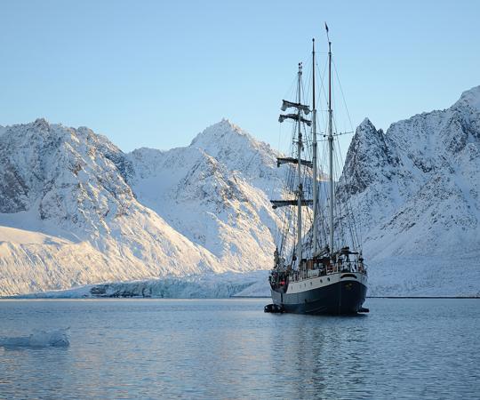 The Barquentine tall ship. Photo courtesy The Arctic Circle