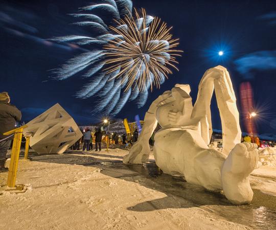 Whitehorse does winter. Photo courtesy Peter Mather/Government of Yukon