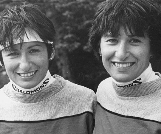 The Firth sisters at the end of their career. Photo by Tessa MacIntosh