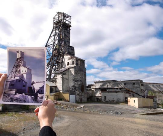 At Yellowknife's Giant Mine, little remains of a once-bustling frontier community. Photo Angela Gzowski