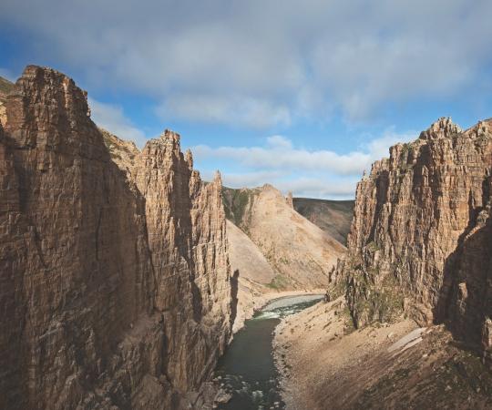 Tuktut Nogait National Park sees few visitors, but has spectacular scenery. 