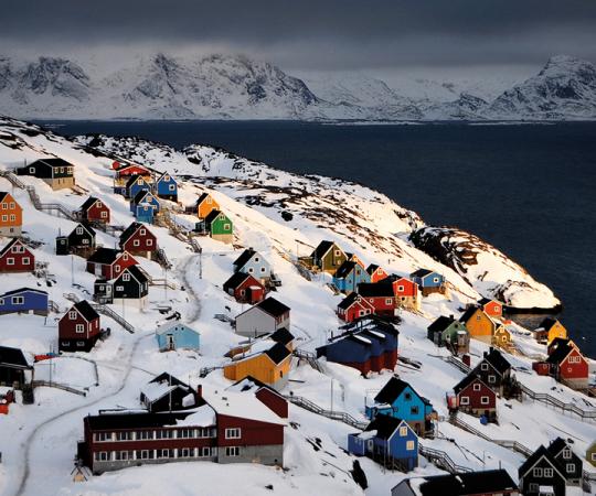 The view from Sisimiut, Greenland. Photo courtesy Greenland Travel