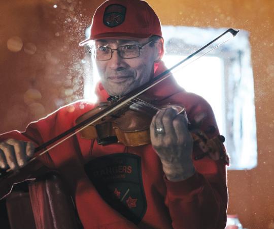 ENCORE: Allan Benjamin is a cartoonist, competitive racer, Canadian Ranger and fiddler. 