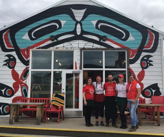 Get your fix and kick up your feet. Photo courtesy of Heike Graf