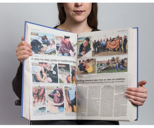 Meagan Wohlberg edited the Northern Journal for four years. Photo by Stephanie Hansen