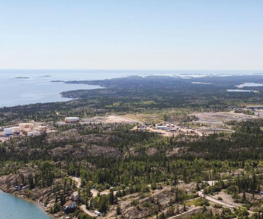 Yellowknife's Con Mine site. Photo by Hannah Eden