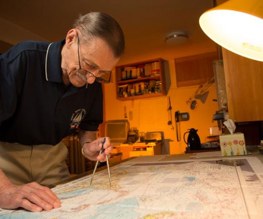 Victor Wejer in the 'NWP Studio.' Photo by Andrew Reimer