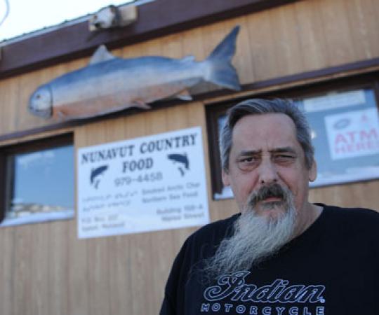 Joe Hess, owner of Nunavut Country Food. Photo by Herb Mathisen