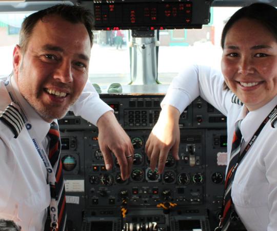 Melissa Haney enjoys the view from the front. Photo courtesy Melissa Haney.