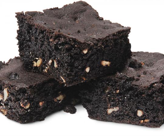 Delicious brownies made with Free Pour Jenny's local bitters.