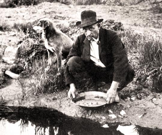 How they've always done it: Though the technology has advanced, placer mining hasn't changed a whole lot since the days of the Klondike gold rush. Photo provided by the Glenbow Archives, NA-4033-1