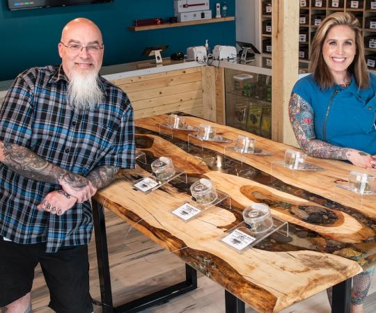 “It's been an arduous journey,” opening the North's first private pot shop, says owner Jordi Mikelie-Jones. 