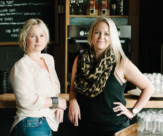 "If we're not renovating a space, we're opening something," says Schmidt (on right). Photo by Daren Gallo