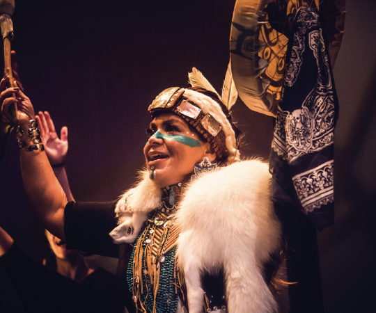 Marilyn Jensen and the Dakhká Khwáan Dancers recently collaborated with the Yukon’s DJ Dash. 