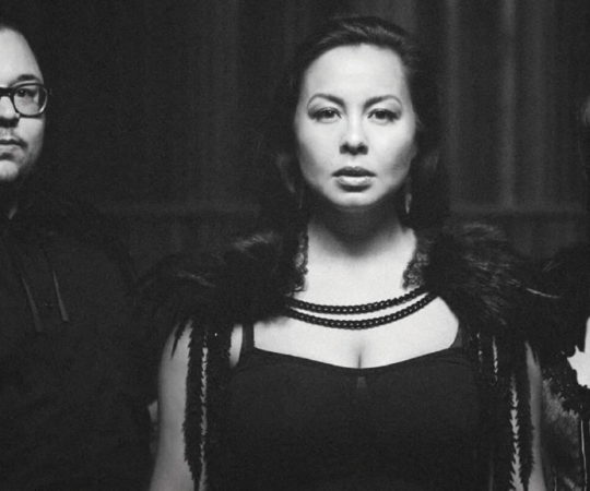 Quantum Tangle is, from left, Greyson Gritt, Tiffany Ayalik and Kayley Inuksuk Mackay. 