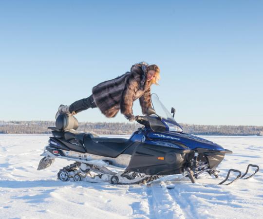 Dana Britton, personal trainer at Turning Point Fitness, Yellowknife. Photo by Hannah Eden/Up Here