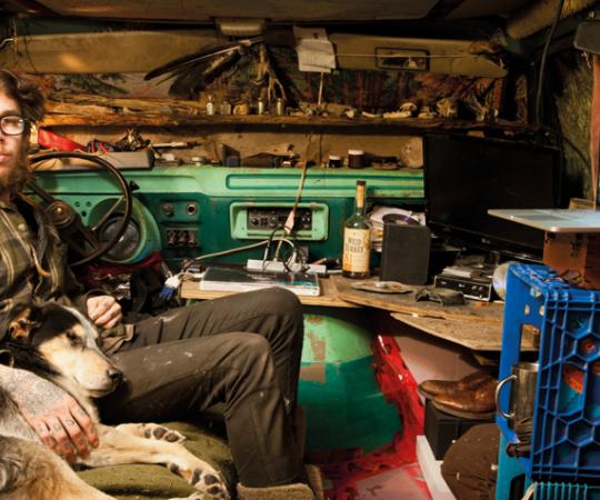 Eastbound’s felt at home in Dawson this winter, surrounded by like-minded, hands-on folks: “Everyone up here is just automatically DIY because they were raised that way.” All photos courtesy Cud Eastbound