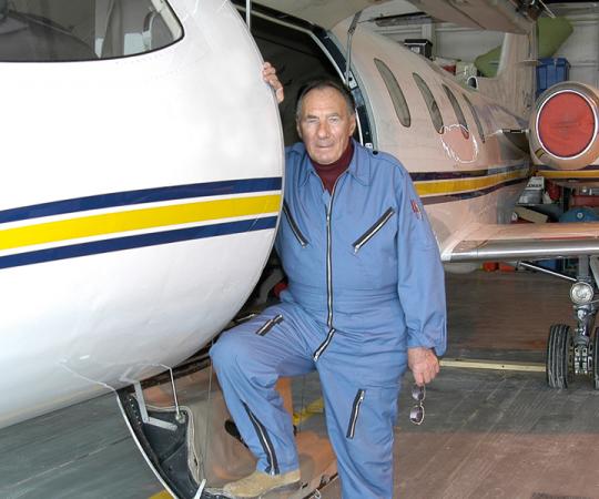 Willy Laserich might have been the world's most decorated ambulance driver. He died in 2007 at age 75. Photo by Margo Pfeiff